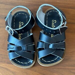 Salt Water Kids Black Sandals